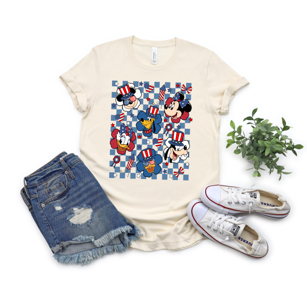 Retro Mickey & Friends 4th Of July Shirt