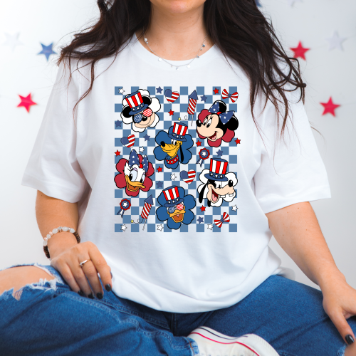 Retro Mickey & Friends 4th Of July Shirt