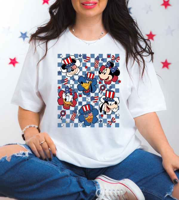 Retro Mickey & Friends 4th Of July Shirt