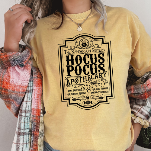Hocus Pocus Apothecary Comfort Colors Shirt