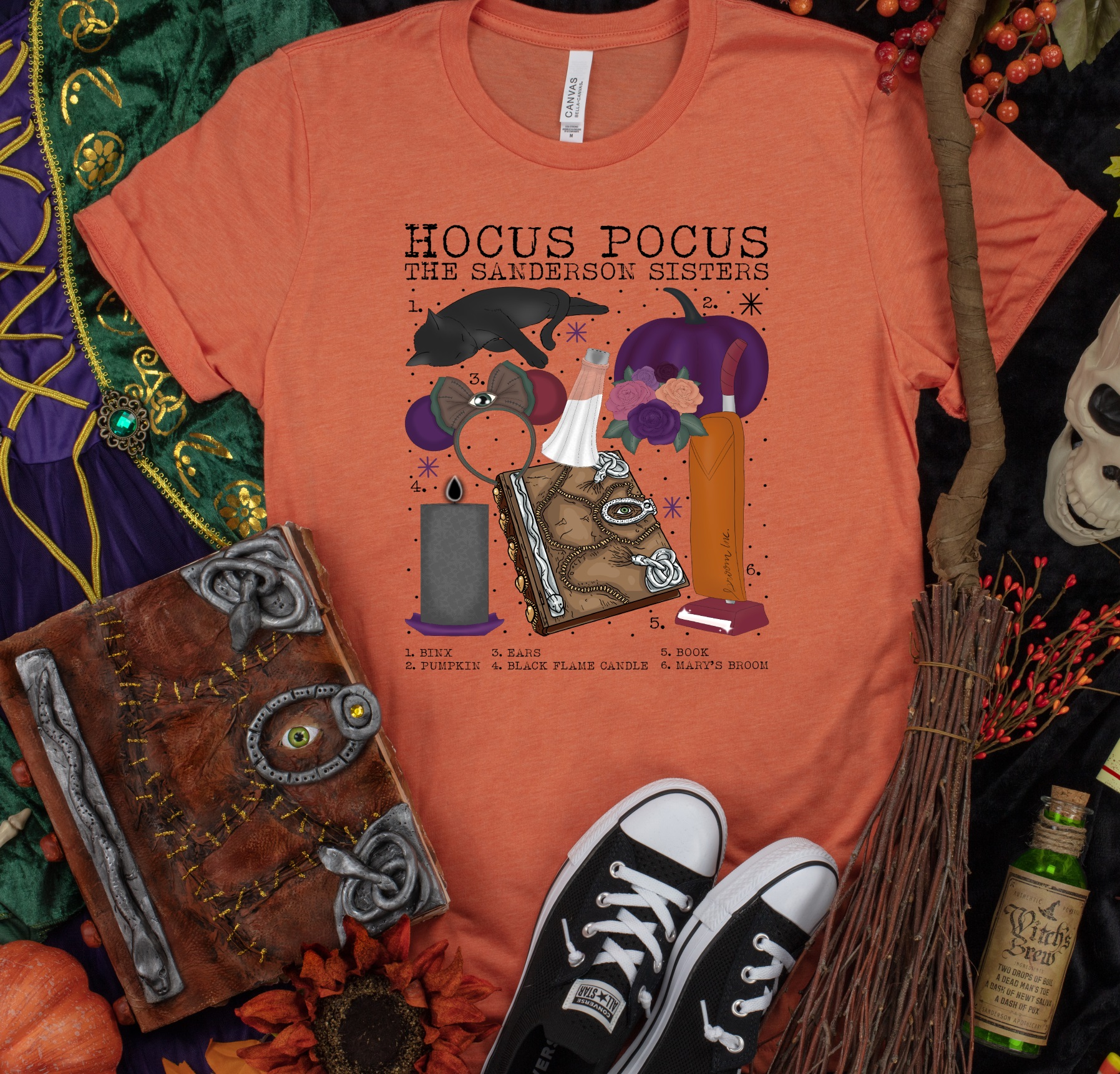 Hocus Pocus Chart Shirt