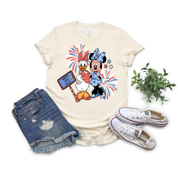 Minnie & Daisy 4th Of July Shirt