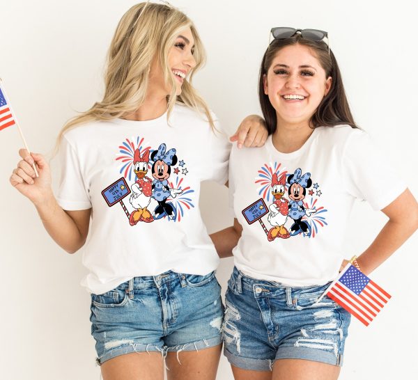 Minnie & Daisy 4th Of July Shirt