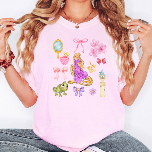 Rapunzel Coquette Comfort Colors Shirt