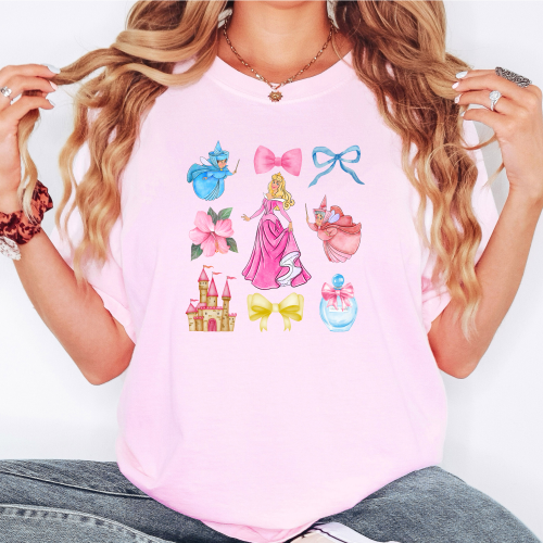 Sleeping Beauty Coquette Comfort Colors Shirt