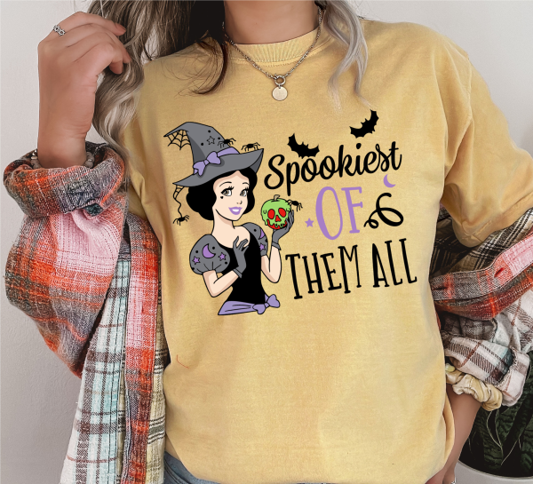 Spookiest Of Them All Snow White Halloween Shirt