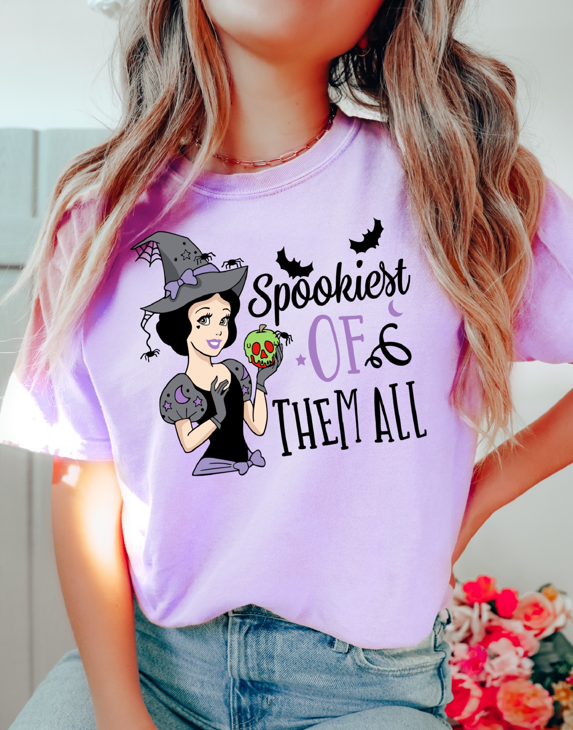 Spookiest Of Them All Snow White Halloween Shirt