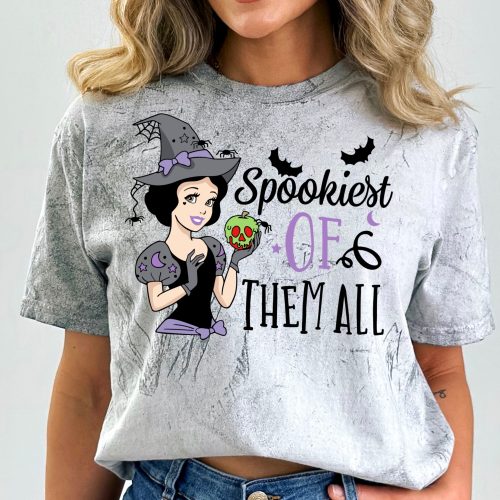 Spookiest Of Them All Snow White Halloween Comfort Colors Colorblast Shirt