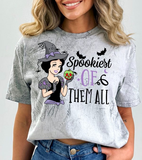 Spookiest Of Them All Snow White Halloween Shirt