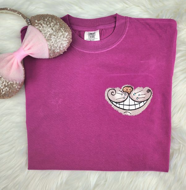 Cheshire Cat Embroidered Shirt