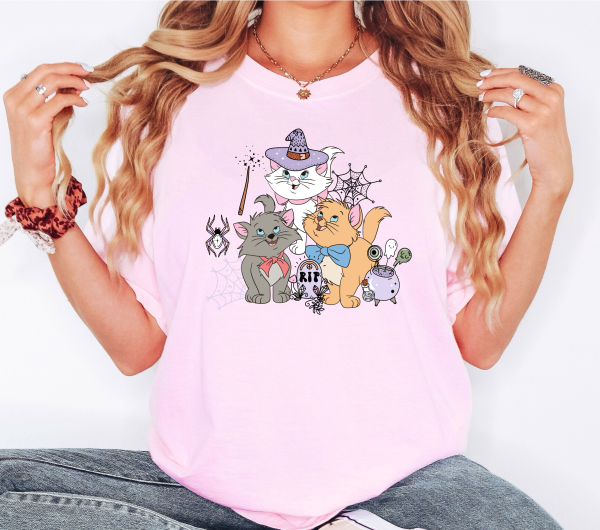 Aristocats Halloween Comfort Colors Shirt