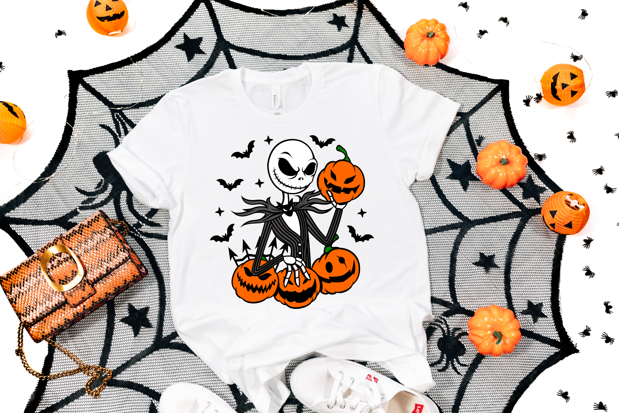 Jack Skellington with Pumpkins Shirt