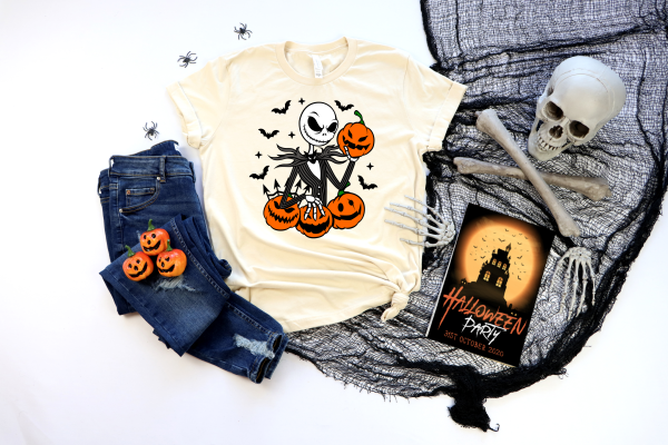 Jack Skellington with Pumpkins Shirt