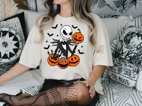 Jack Skellington with Pumpkins Shirt