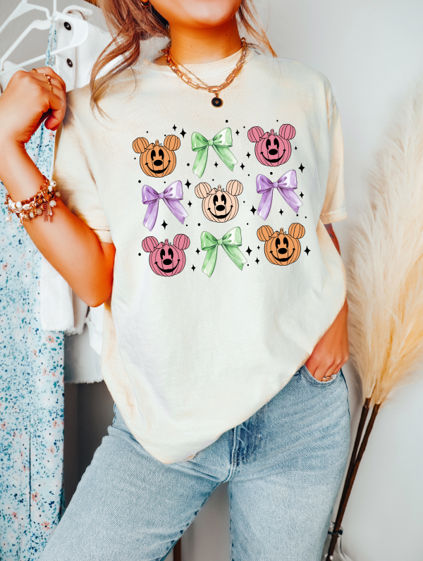 Mickey Pumpkins Coquette Comfort Colors Shirt