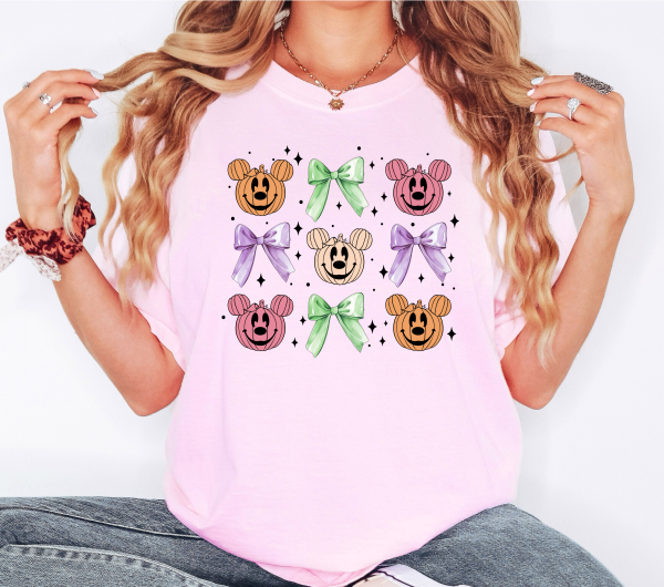 Mickey Pumpkins Coquette Comfort Colors Shirt