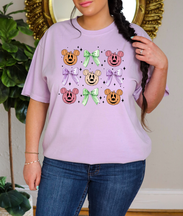 Mickey Pumpkins Coquette Comfort Colors Shirt