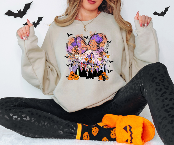 Minnie Mouse Disney Princess Halloween Sweatshirt