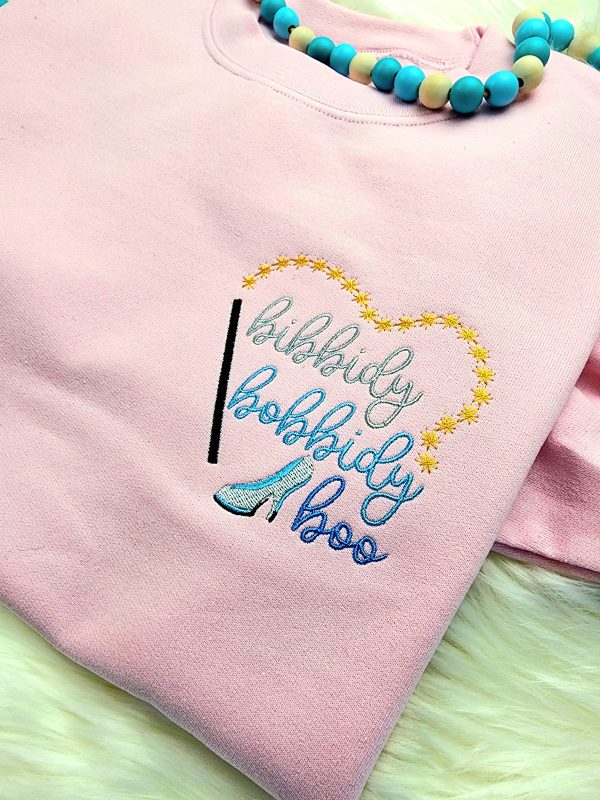 Bibbidy Bobbiby Boo Embroidered Sweatshirt