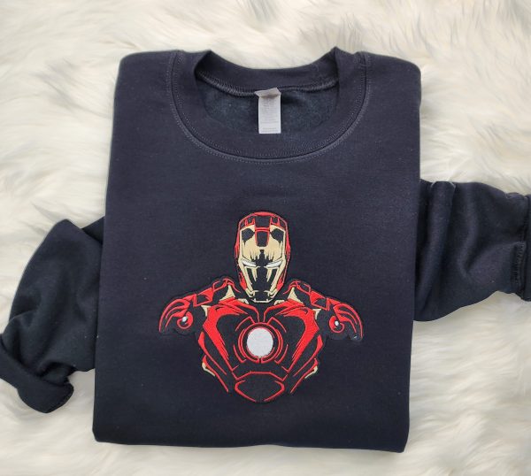 Iron Man Embroidered Sweatshirt