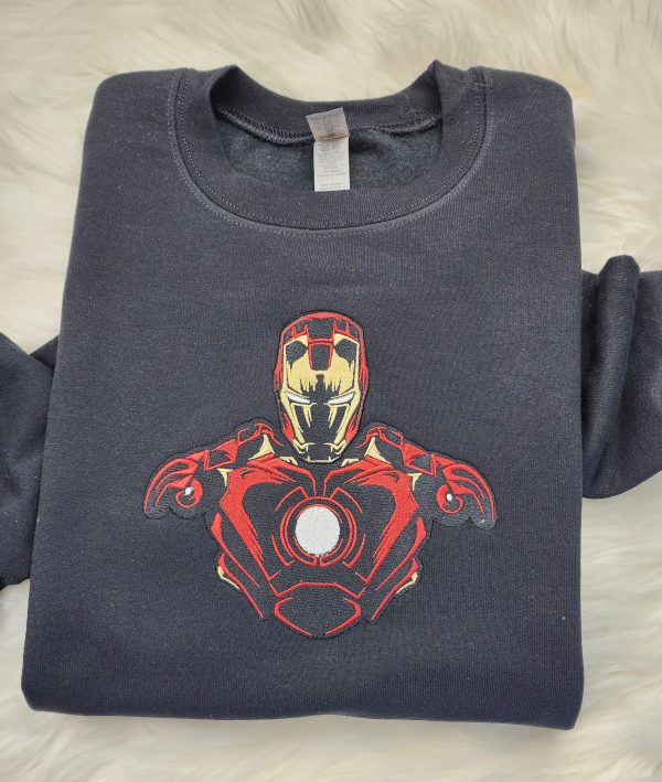 Iron Man Embroidered Sweatshirt