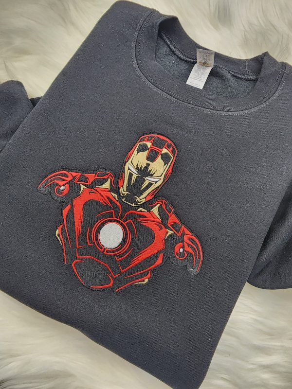 Iron Man Embroidered Sweatshirt