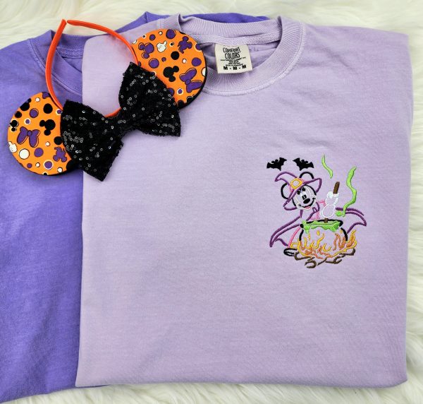 Minnie Witch Embroidered Shirt