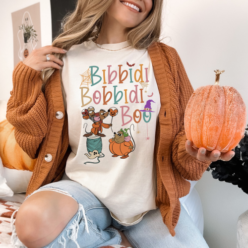 Bibbidi Bobbidi Boo Jaq And Gus Comfort Colors Shirt