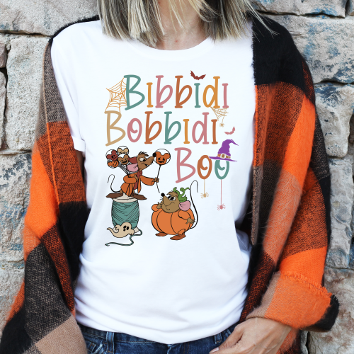 Bibbidi Bobbidi Boo Jaq And Gus Shirt