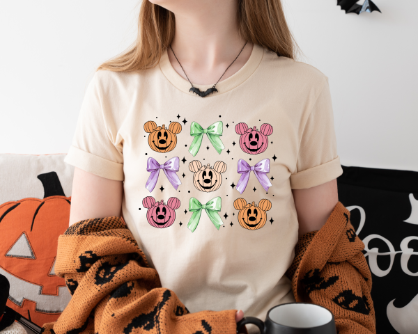 Mickey Pumpkin Coquette Halloween Shirt