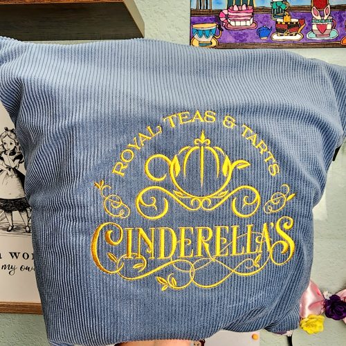 Cinderella’s Royal Teas & Tarts Embroidered Tote