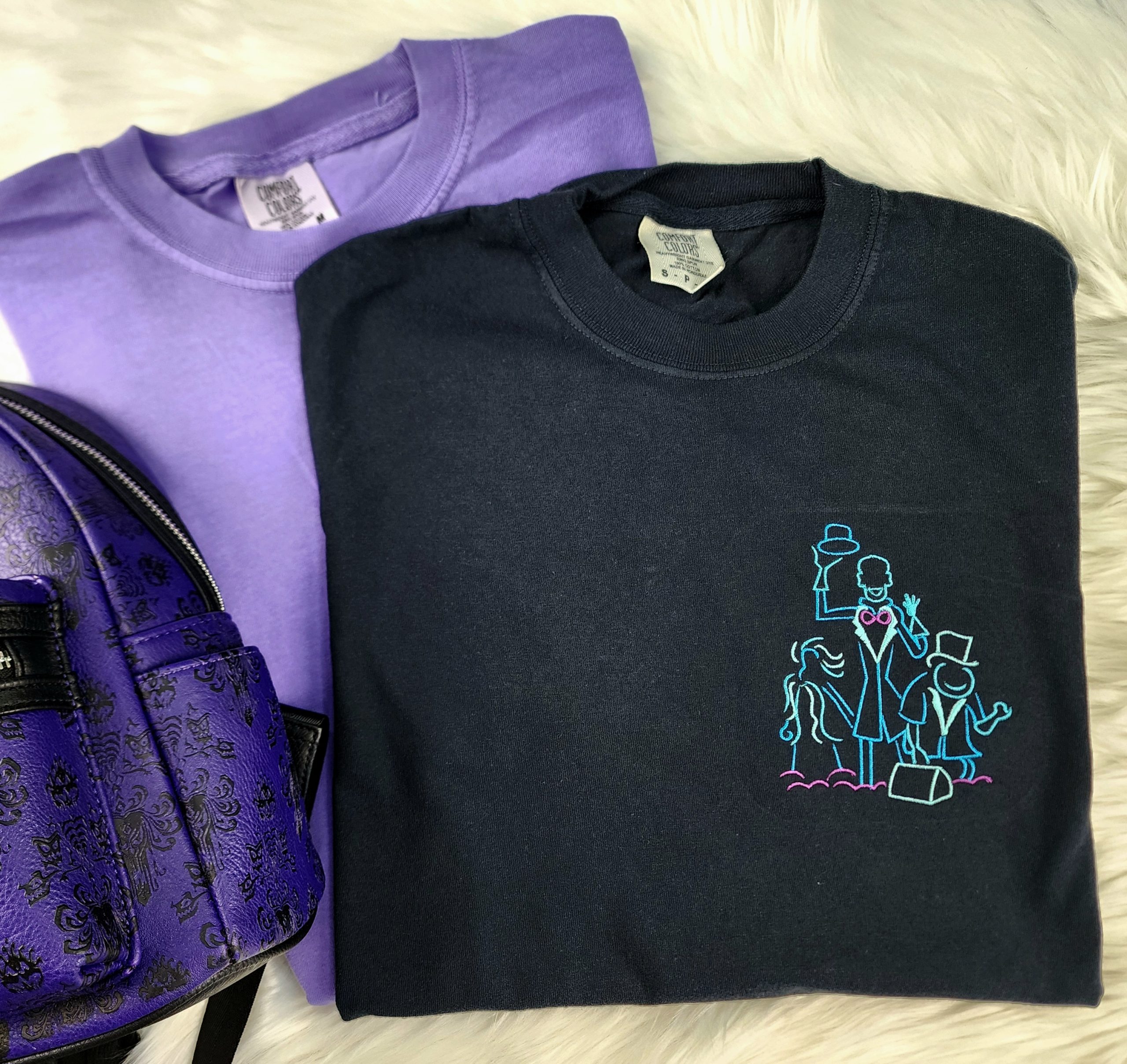 Hitchhiking Ghosts Embroidered Tshirt