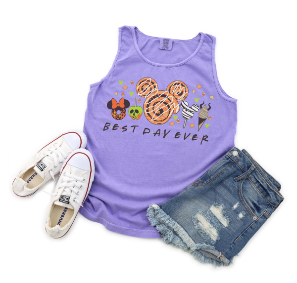 Best Day Ever Halloween Snacks Tank Top