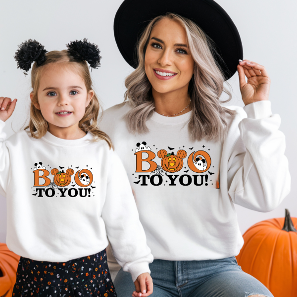 Boo To You Mickey Halloween Sweatshirt