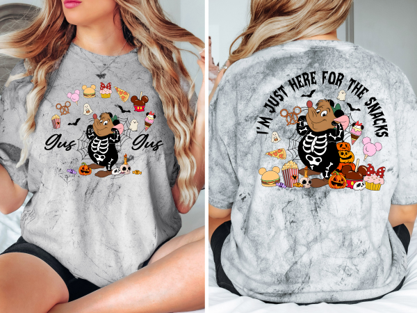 Gus I'm Just Here For The Snacks Halloween Shirt