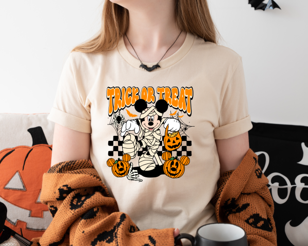 Trick Or Treat Mickey Halloween Shirt