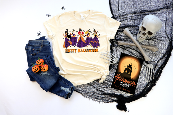 Disney Princess Happy Halloween Shirt