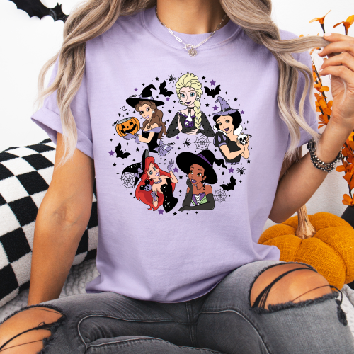 Disney Princess Magical Halloween Comfort Colors Shirt