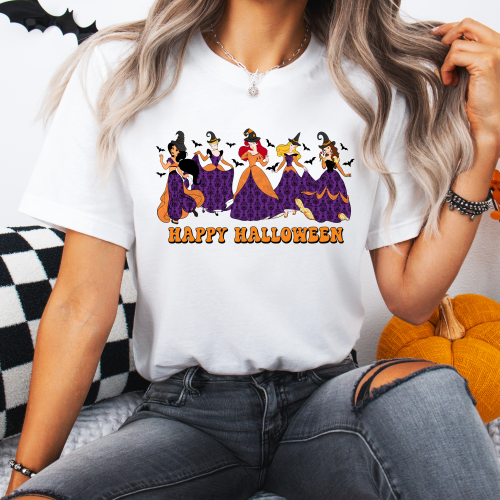 Disney Princess Happy Halloween Shirt