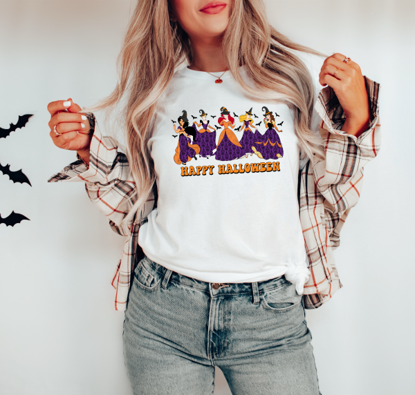 Disney Princess Happy Halloween Shirt