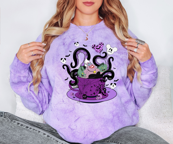 Ursula In A Teacup Comfort Colors Sweatshirt