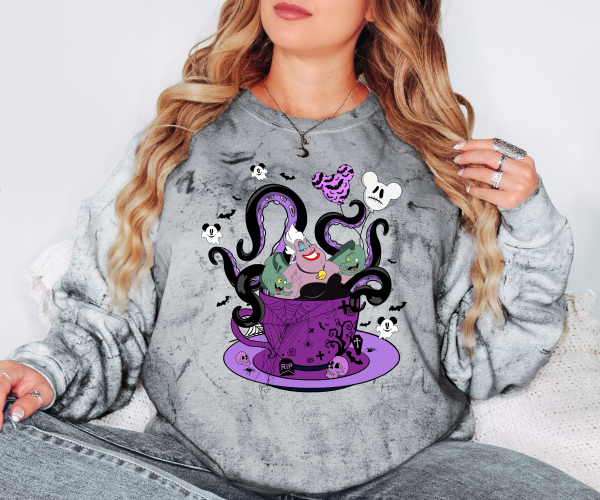 Ursula In A Teacup Comfort Colors Sweatshirt